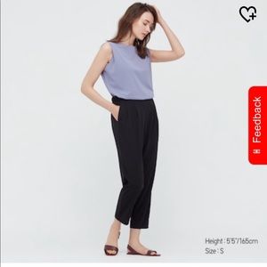 NWT Uniqlo Crepe Jersey Sleeveless Tshirt